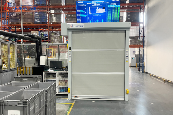 快速门与客户WMS互联感应