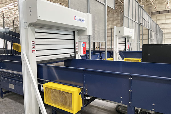 安检机输送线ab互锁快速门 安检机输送线ab互锁快速门